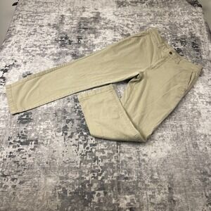 Duck Head Men 33x30 Beige Chino Pants Regular Fit Stretch Khaki